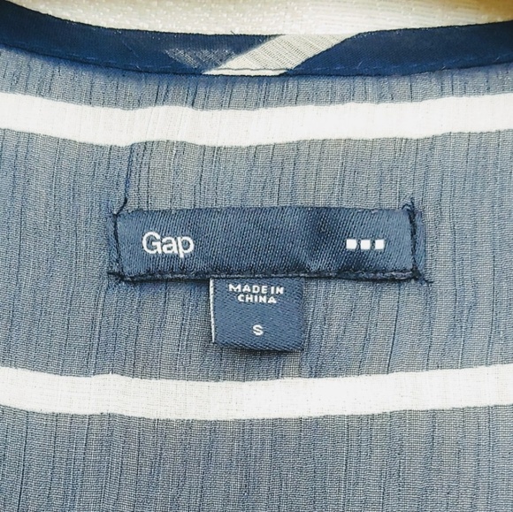 Gap | Striped Sheer Tank Top | S - Picture 3 of 7